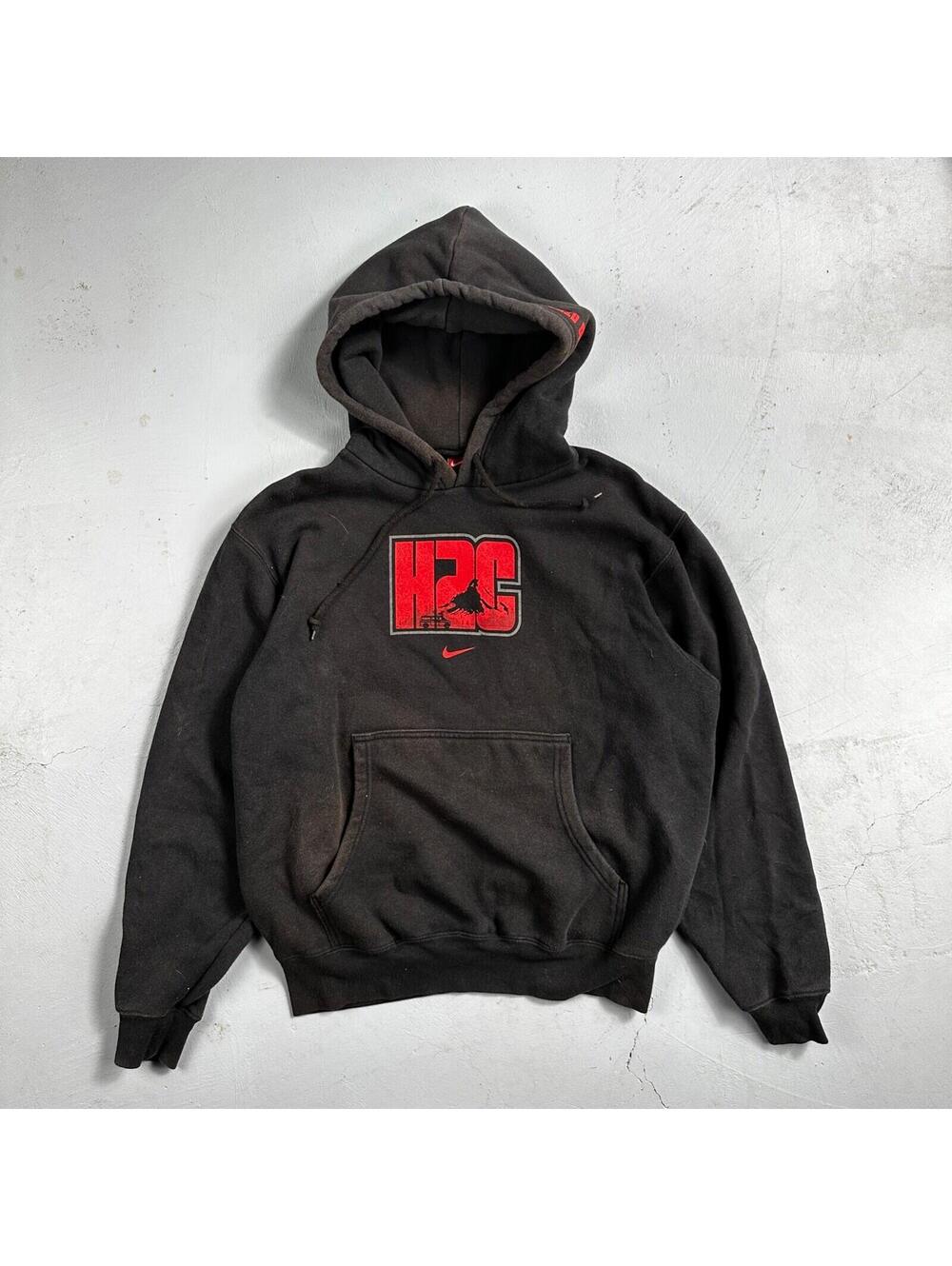 Nike Team Hood to Coast H2C Swoosh Hoodie Sweatshirt 2000s Center Swoosh Y2K